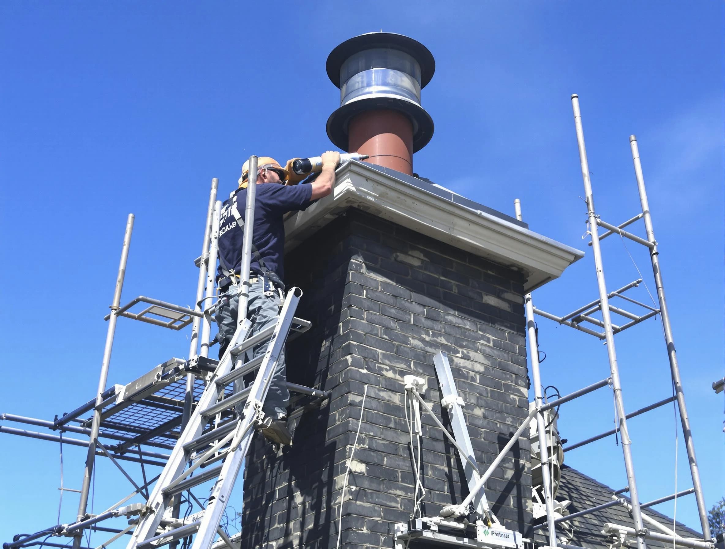 Sturdy chimney crown finished by Clarksville Chimney Sweep in Clarksville, TN