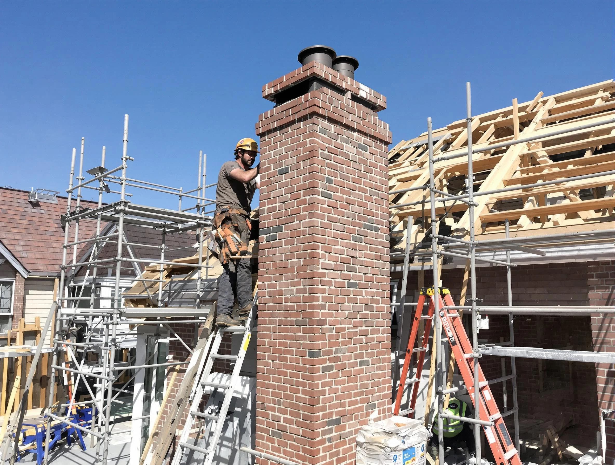New chimney installation completed by Clarksville Chimney Sweep in Clarksville, TN