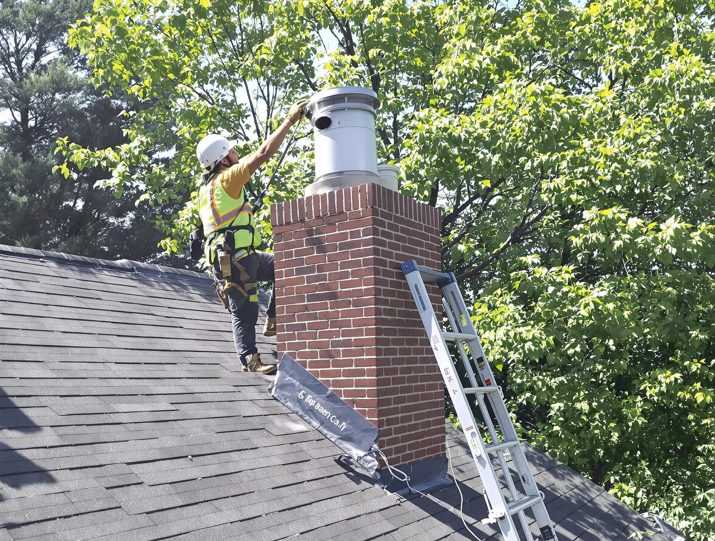 Chimney liner inspection by Clarksville Chimney Sweep in Clarksville, TN