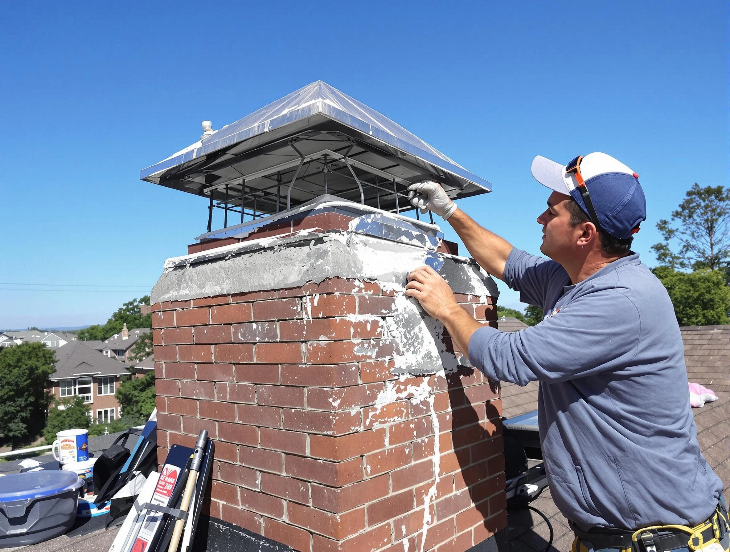 Chimney Crown Services service in Clarksville, TN
