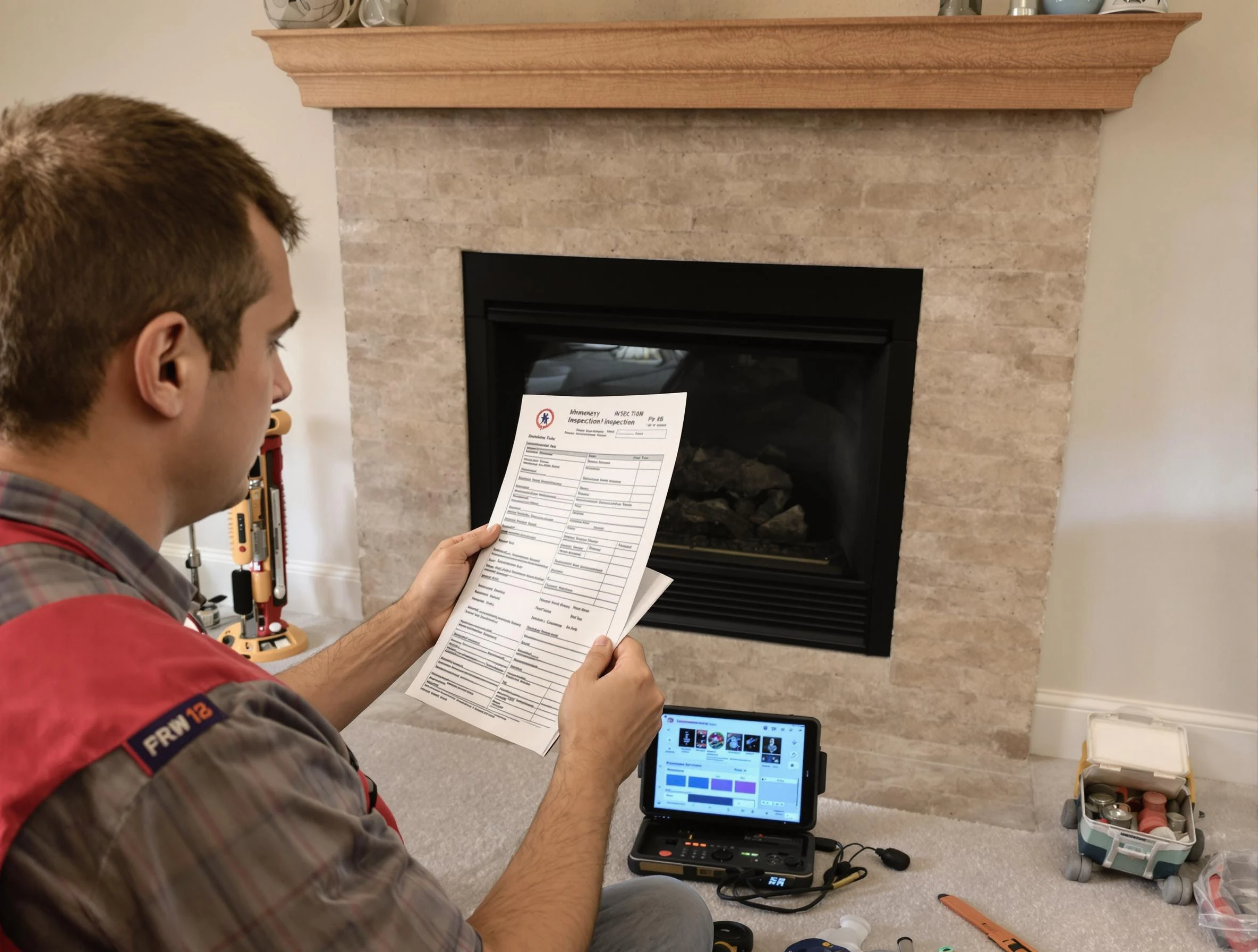 Thorough chimney inspection by Clarksville Chimney Sweep in Clarksville, TN